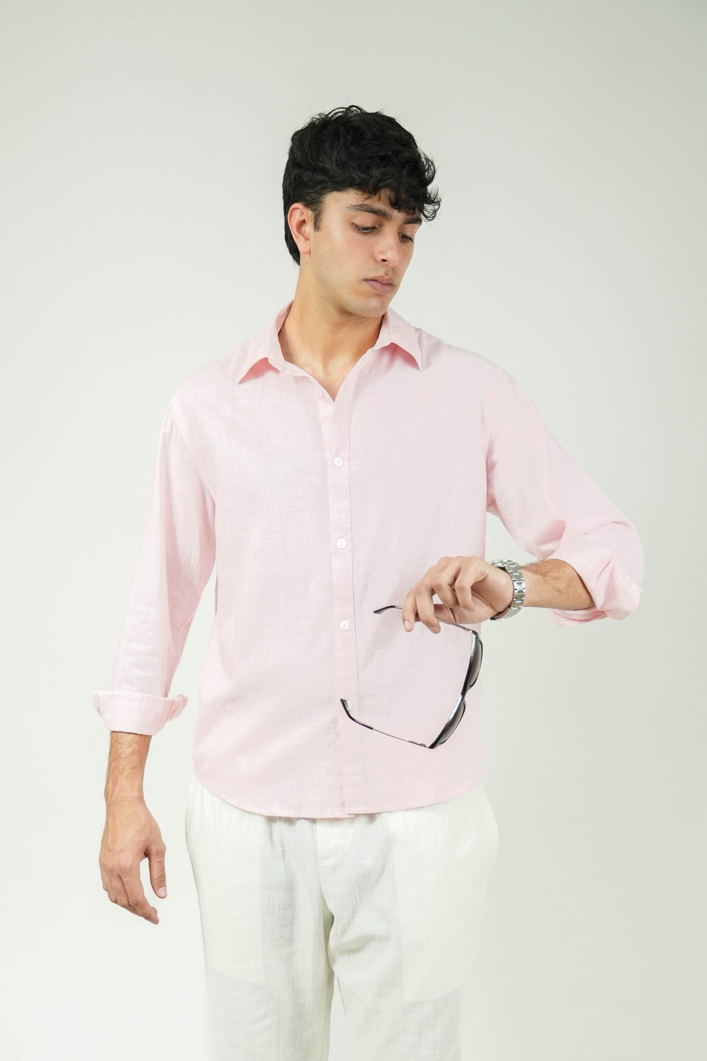 Pink Kiro Full-Sleeved Shirt