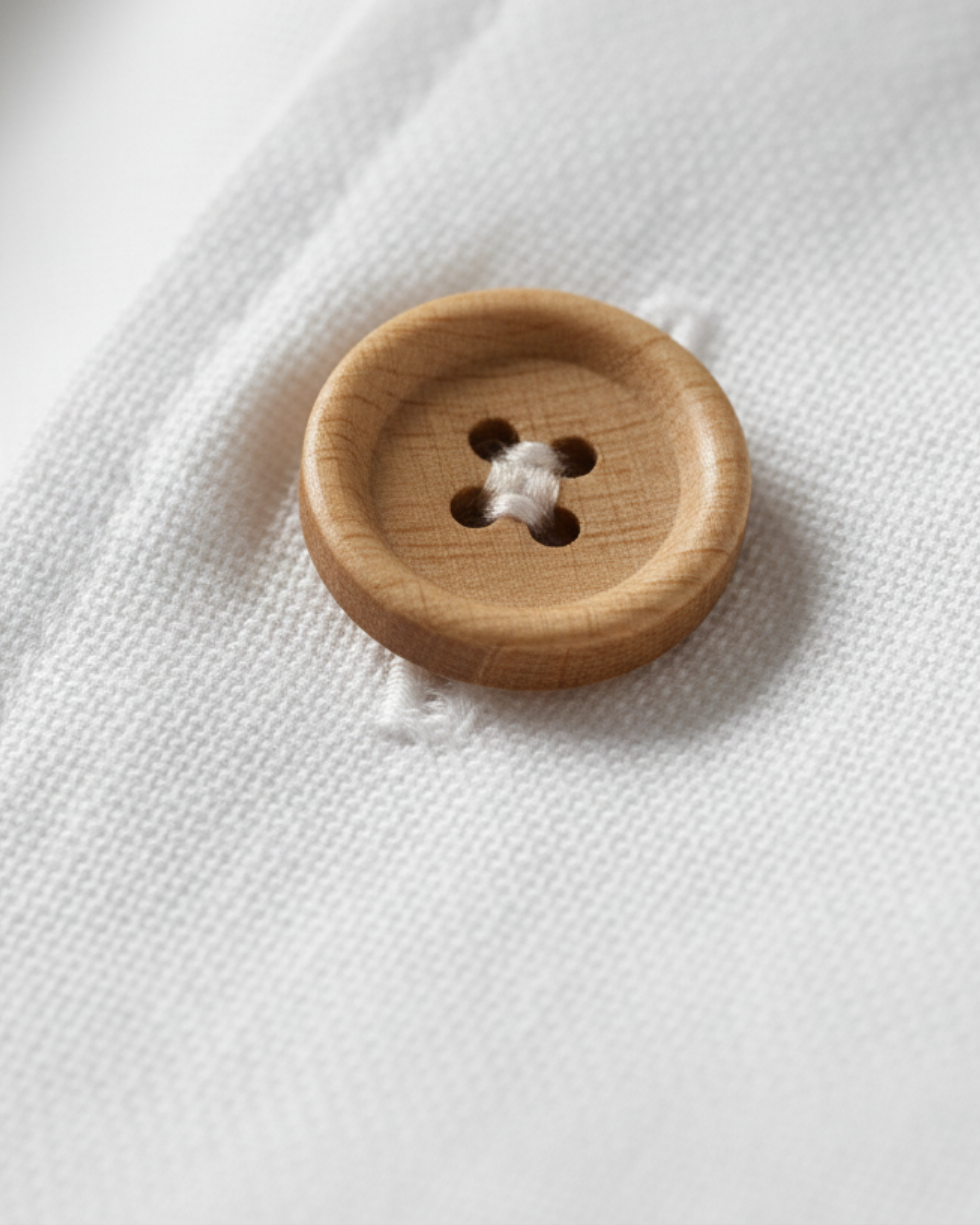 White Kiro Half-Sleeved Shirt