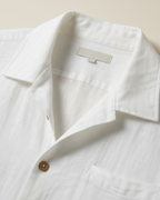 White Kiro Half-Sleeved Shirt