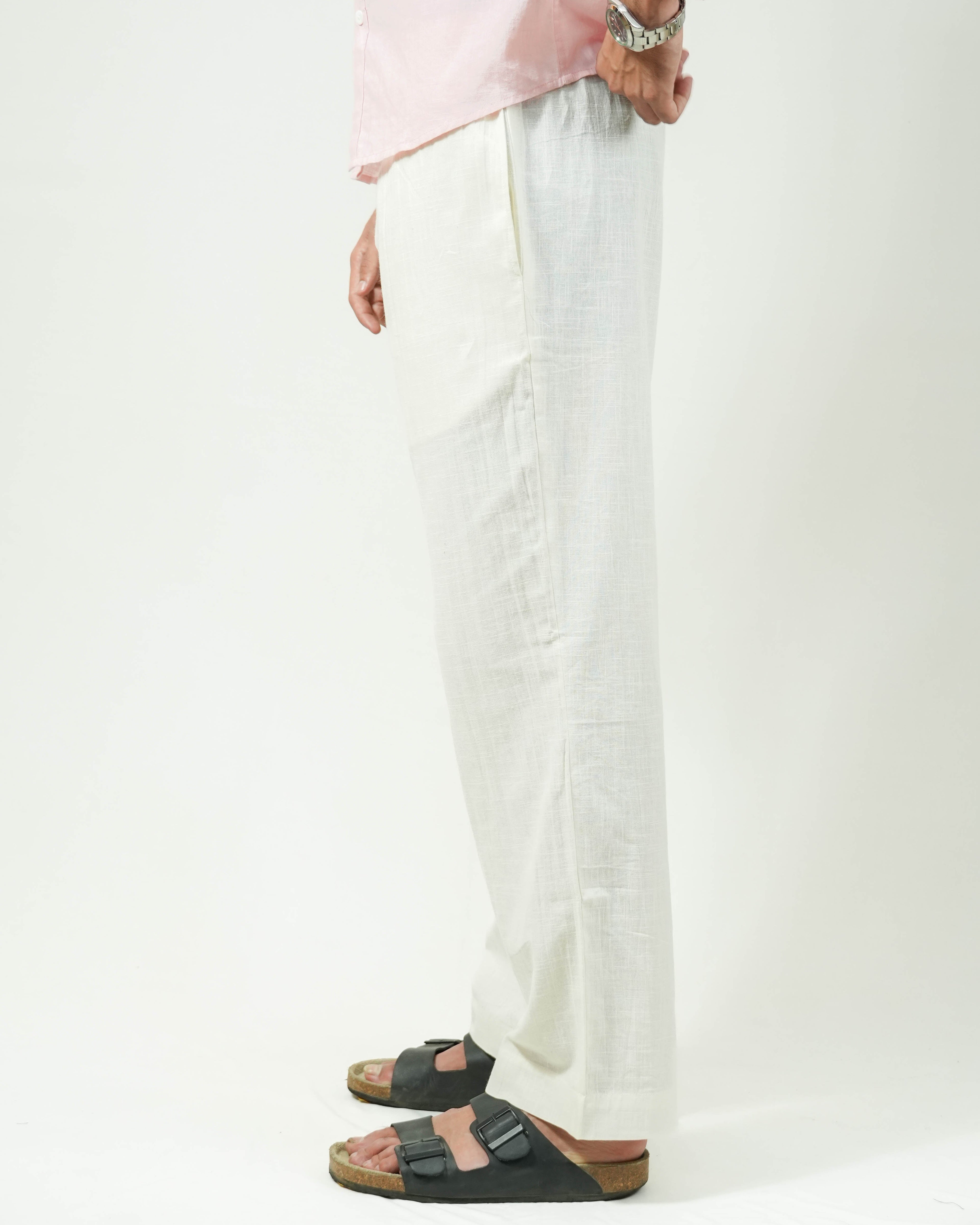White Raah Pant