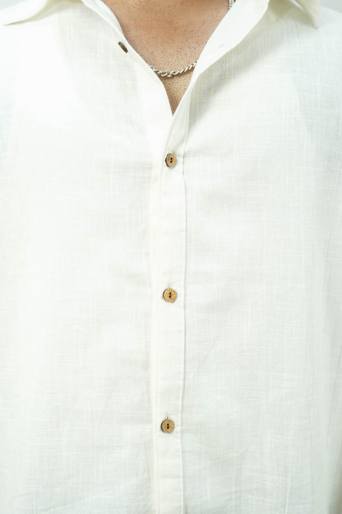 White Kiro Full-Sleeved Shirt