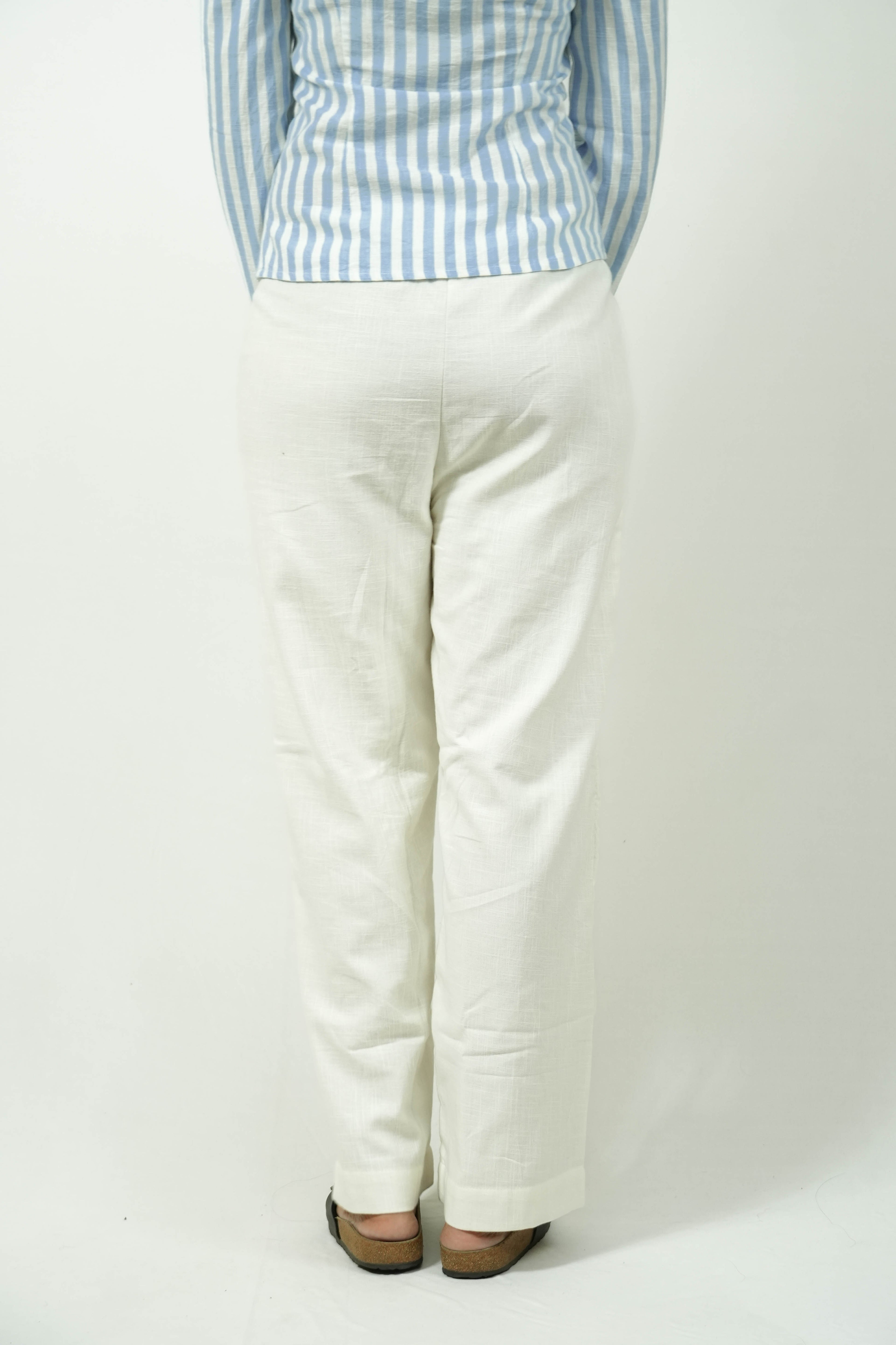 White Saji Pant