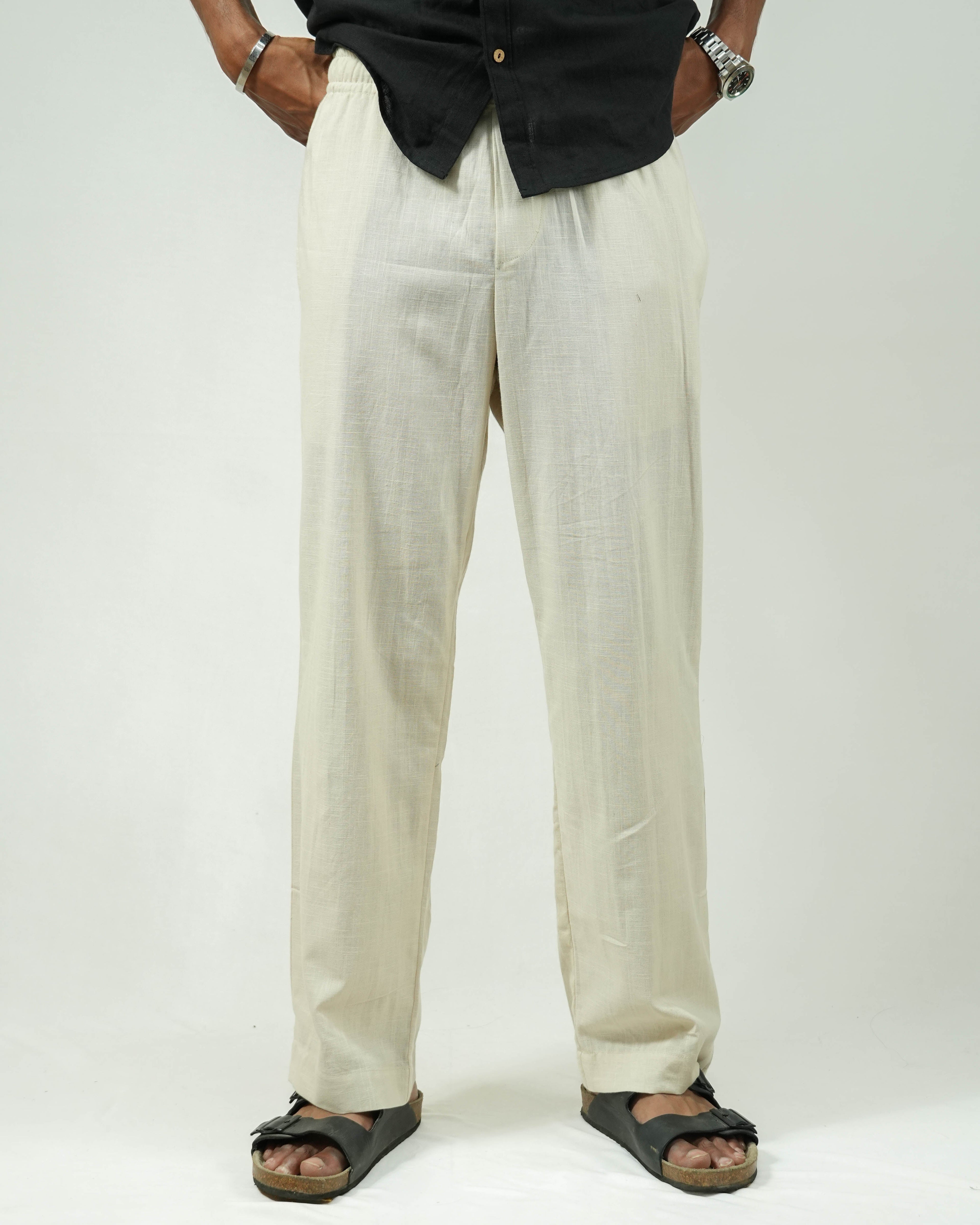 Beige Raah Pant