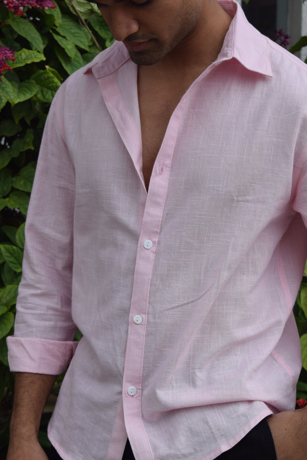 Pink Kiro Full-Sleeved Shirt