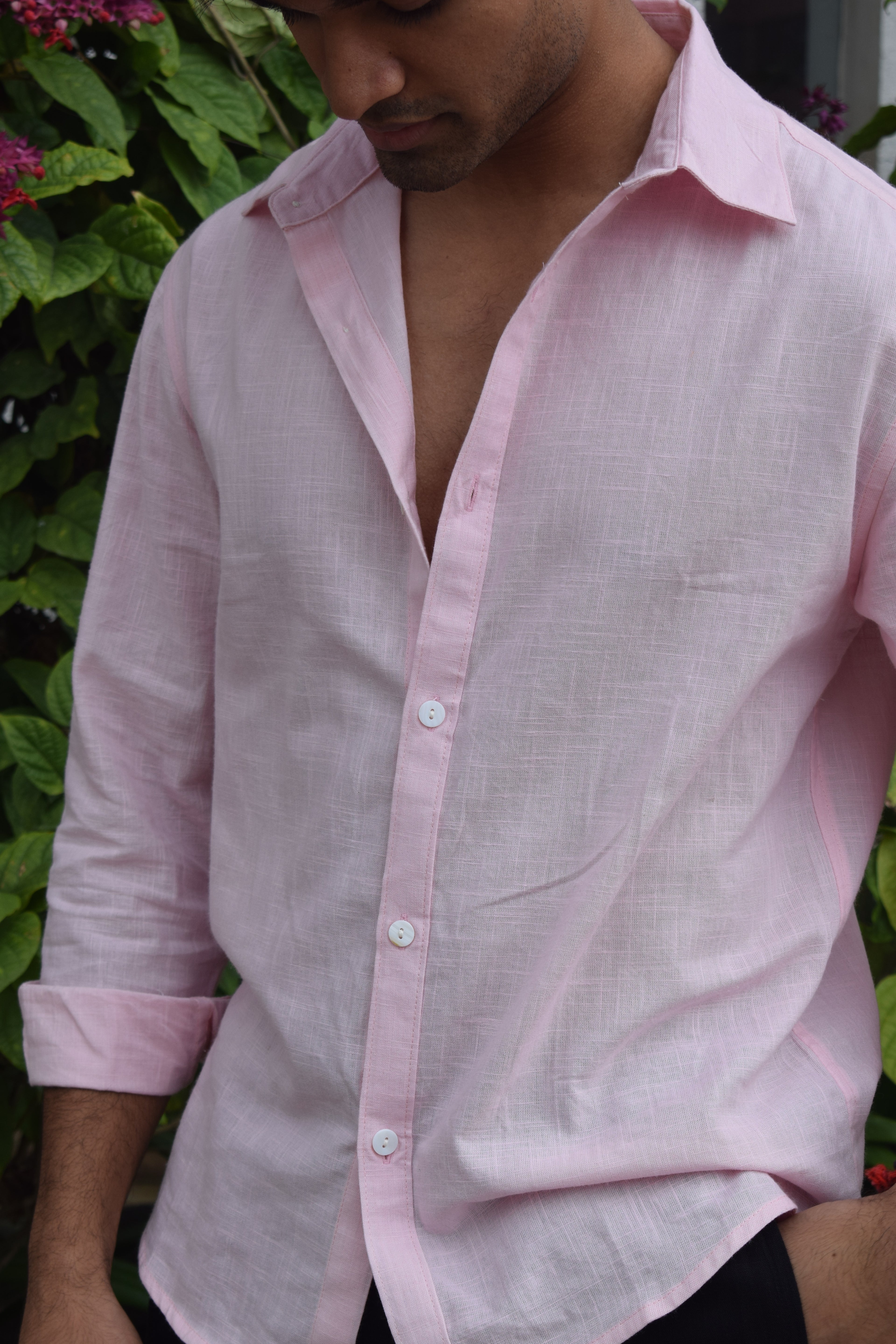 Pink Kiro Full-Sleeved Shirt