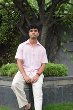 Pink Kiro Half-Sleeved Shirt