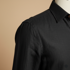 Black Kiro Full-Sleeved Shirt