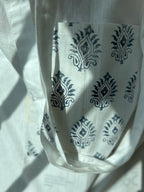 White Printed Ira Tote