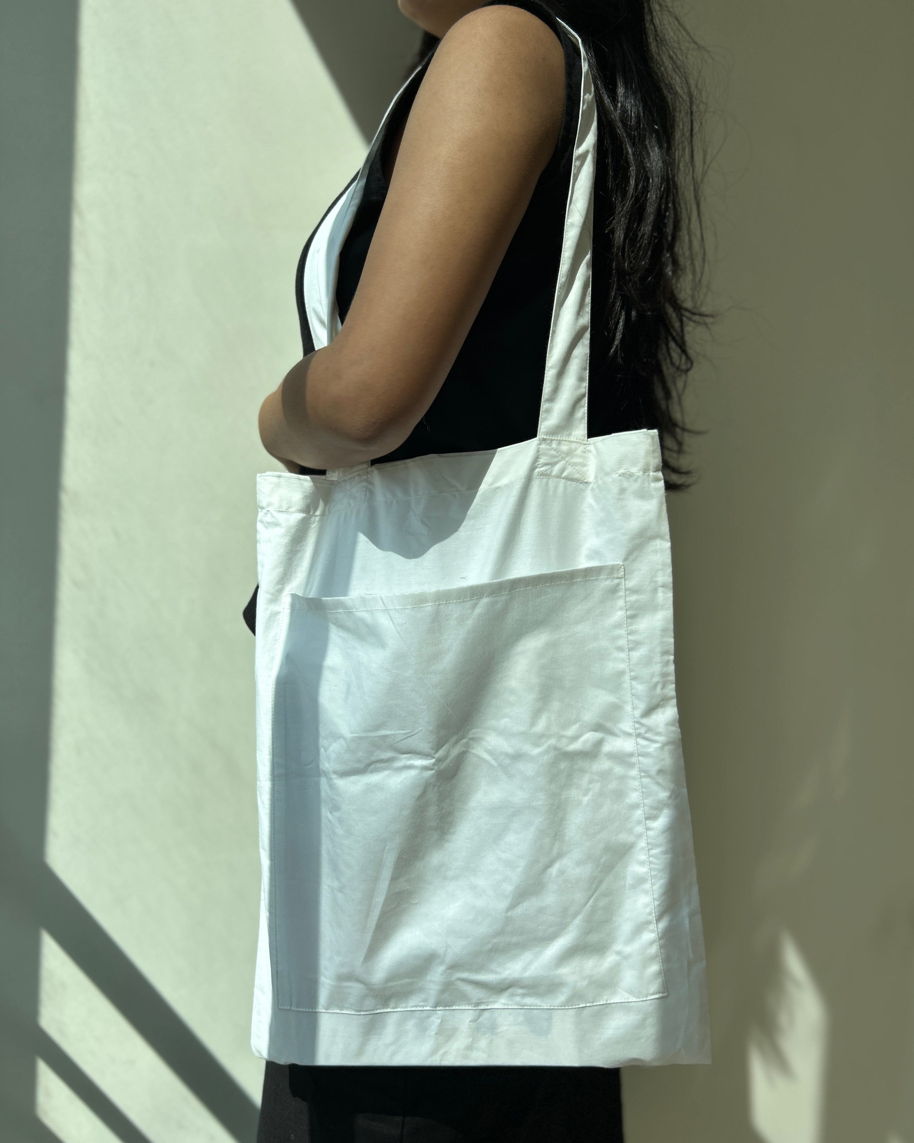 White Classic Ira Tote