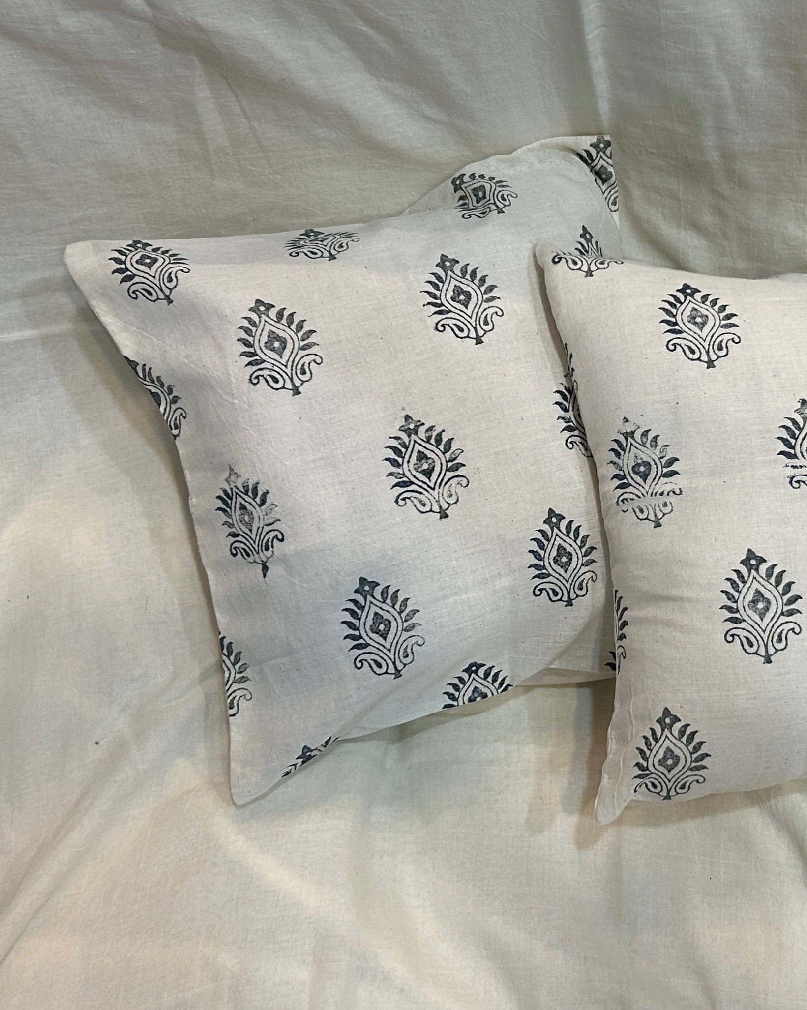 Traditional Hand-Printed Pillowcase