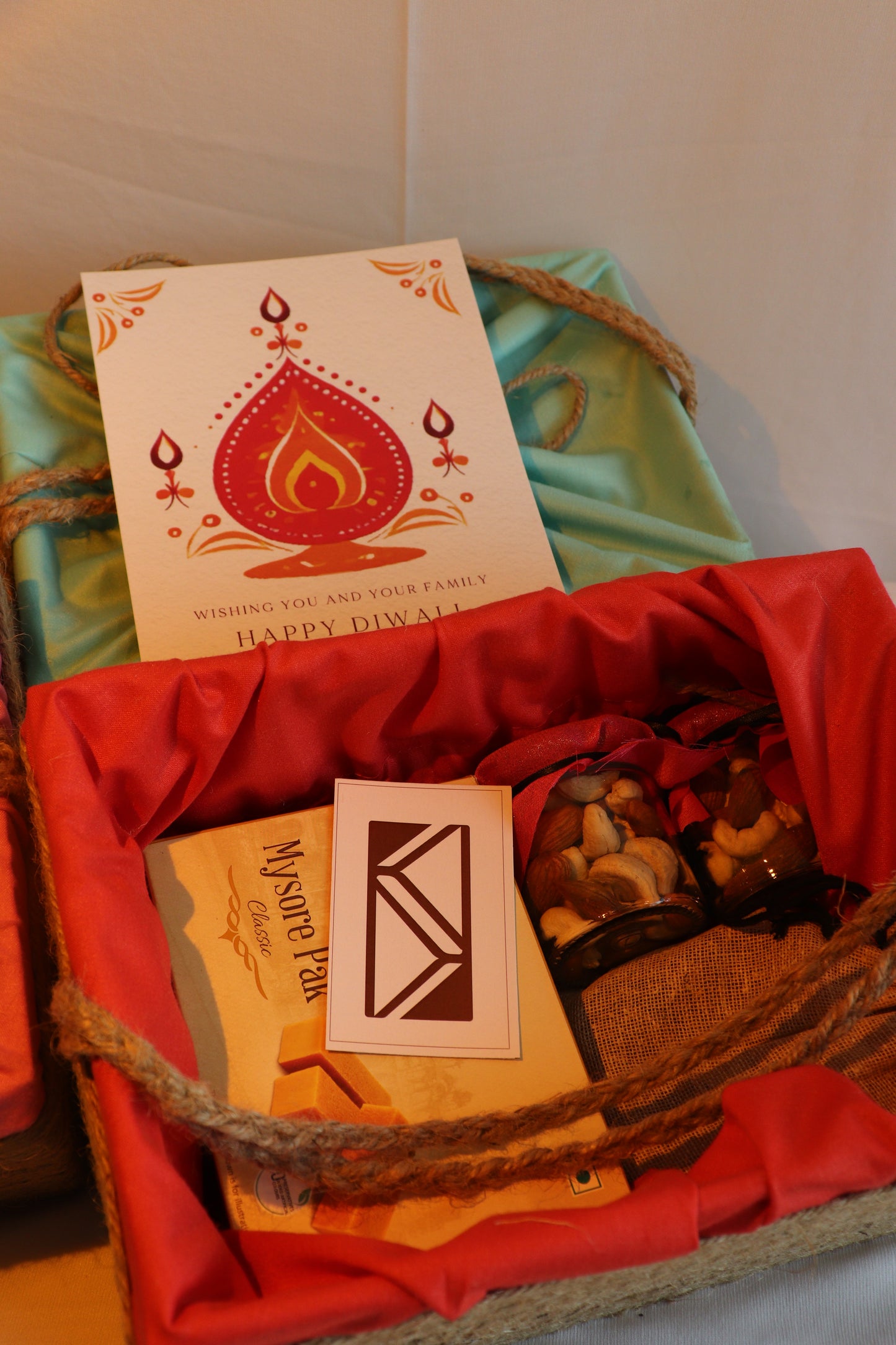 Jute Gift Basket