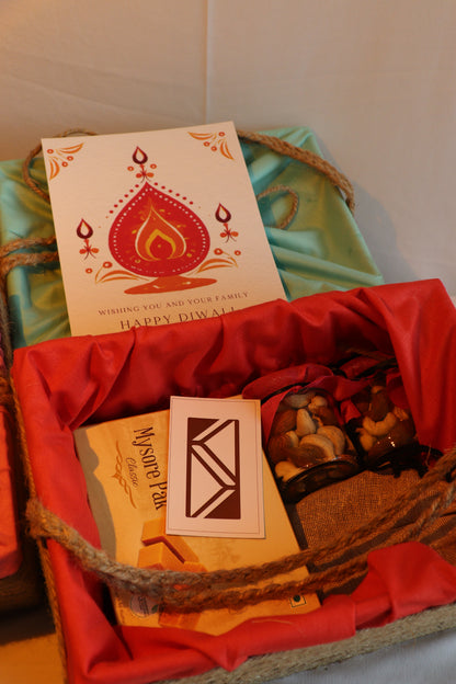 Jute Gift Basket