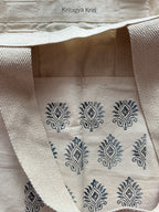 White Printed Rooh Tote