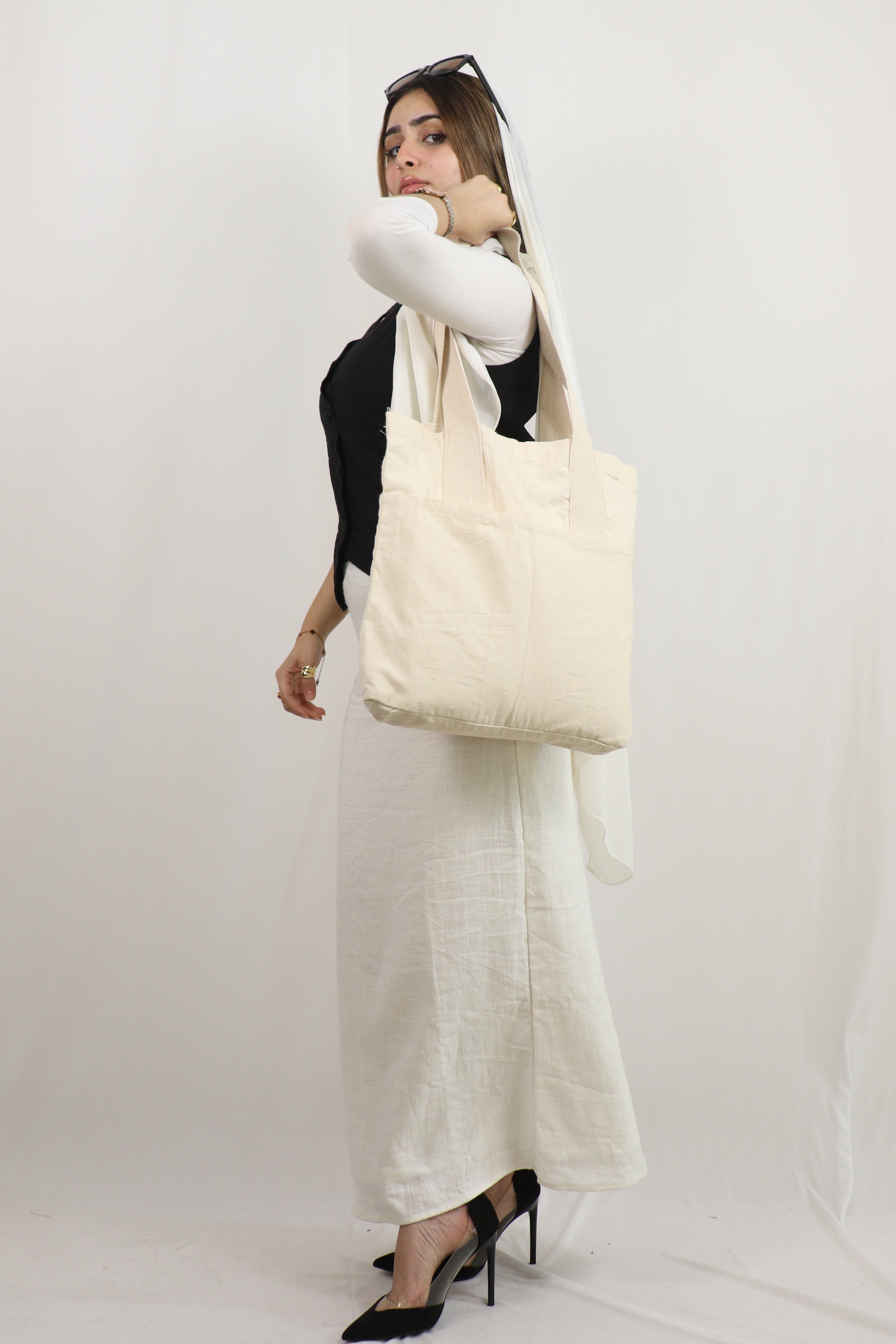 White Rooh Tote
