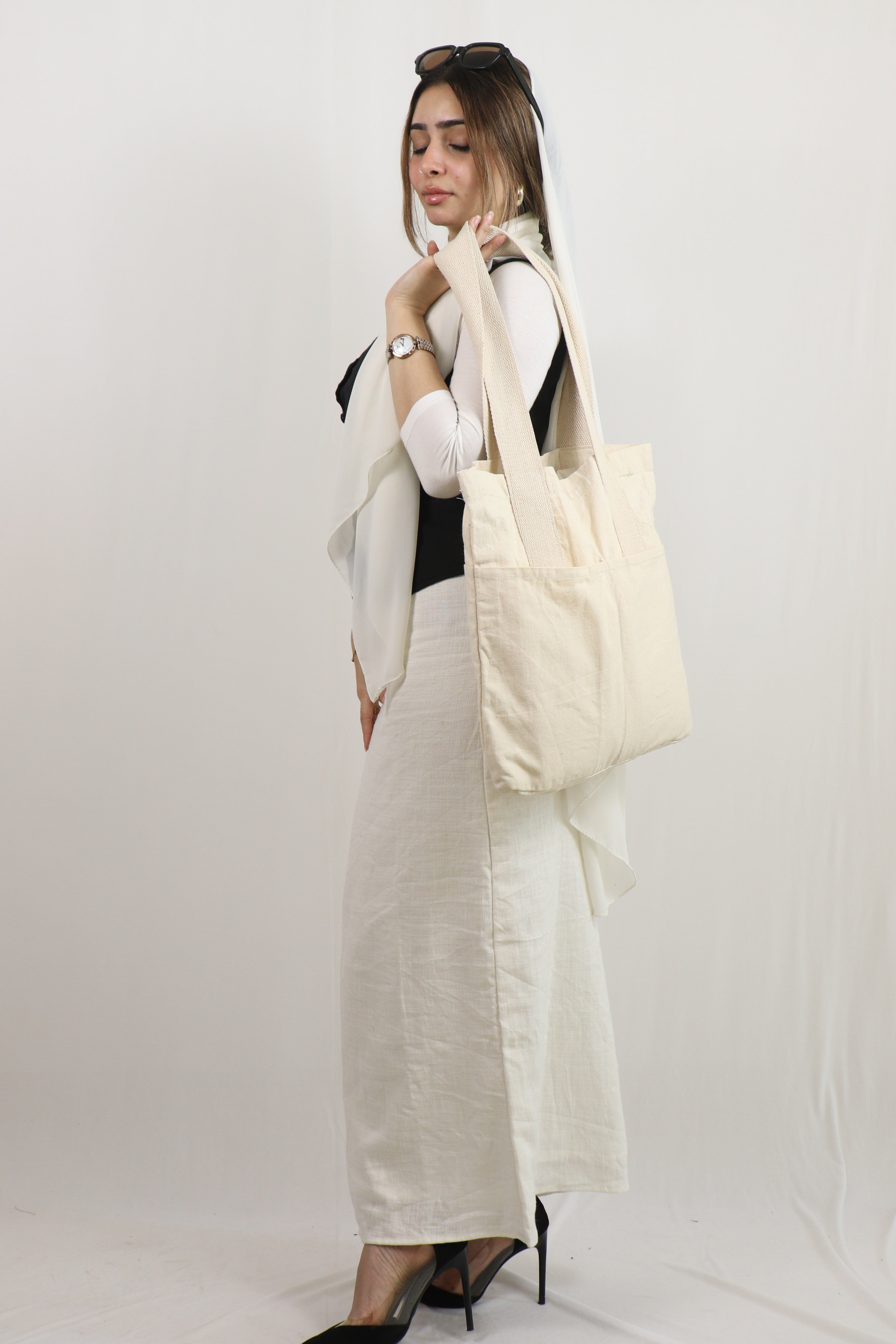 White Rooh Tote