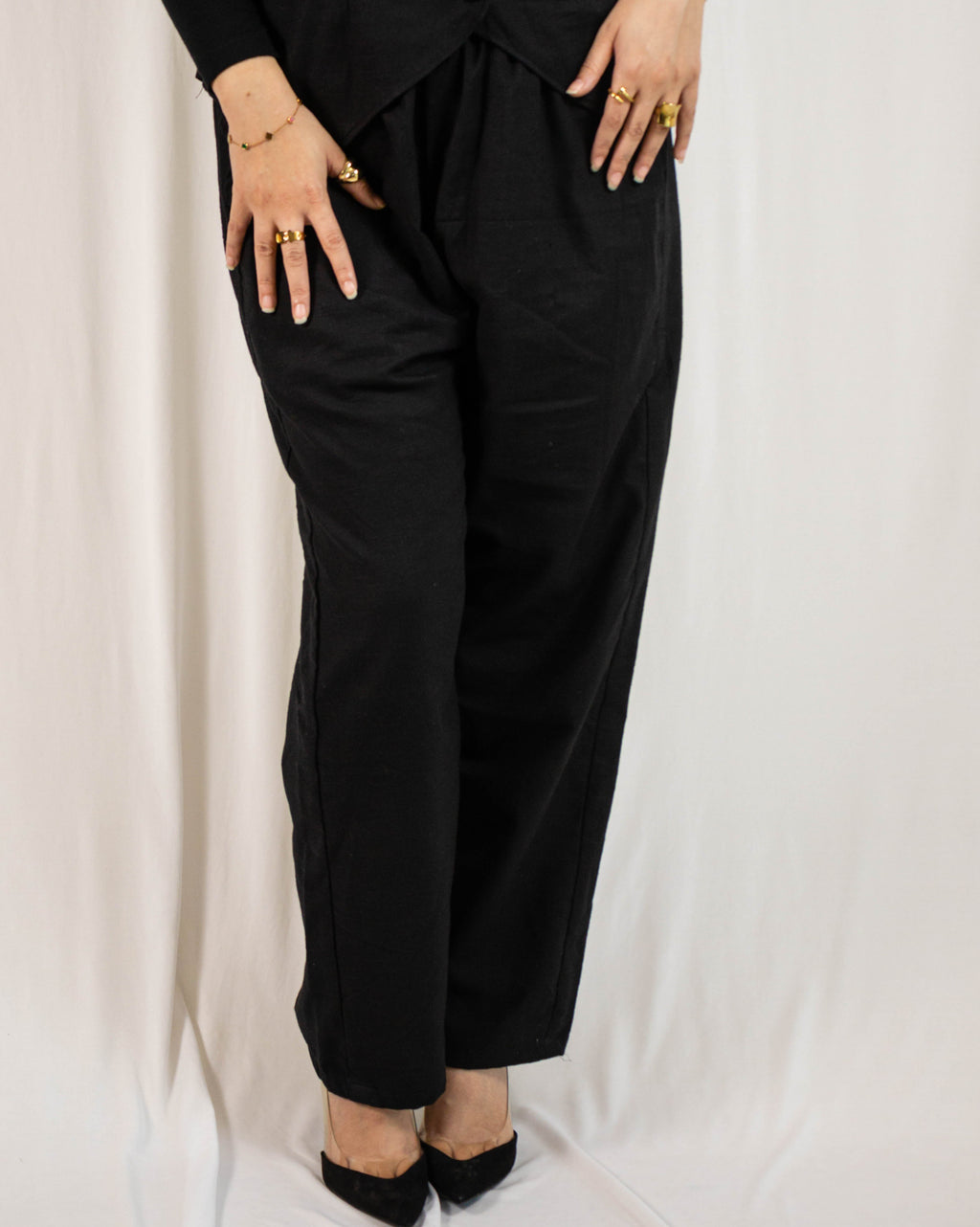 Black Saji Pant