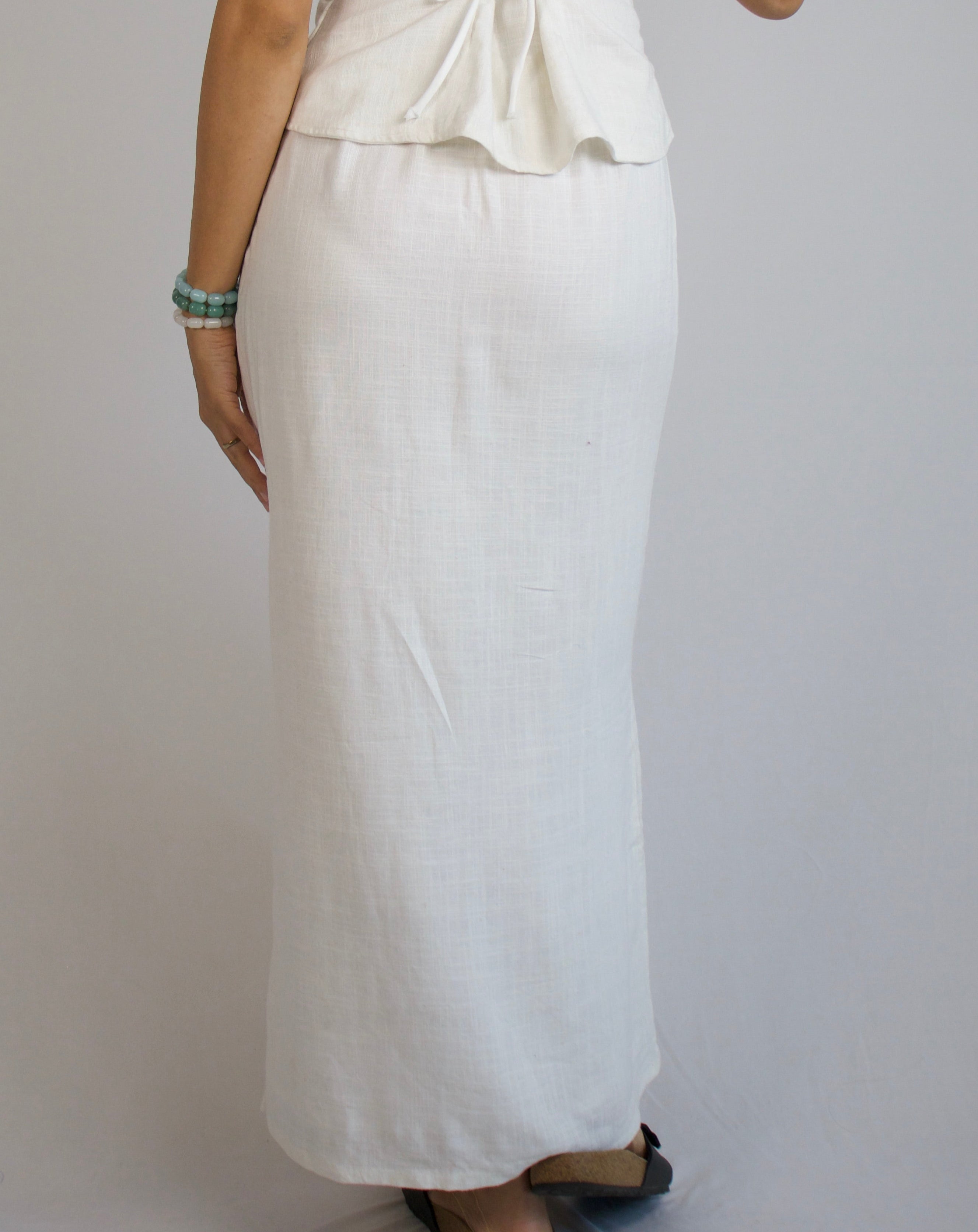 White Maxi Skirt
