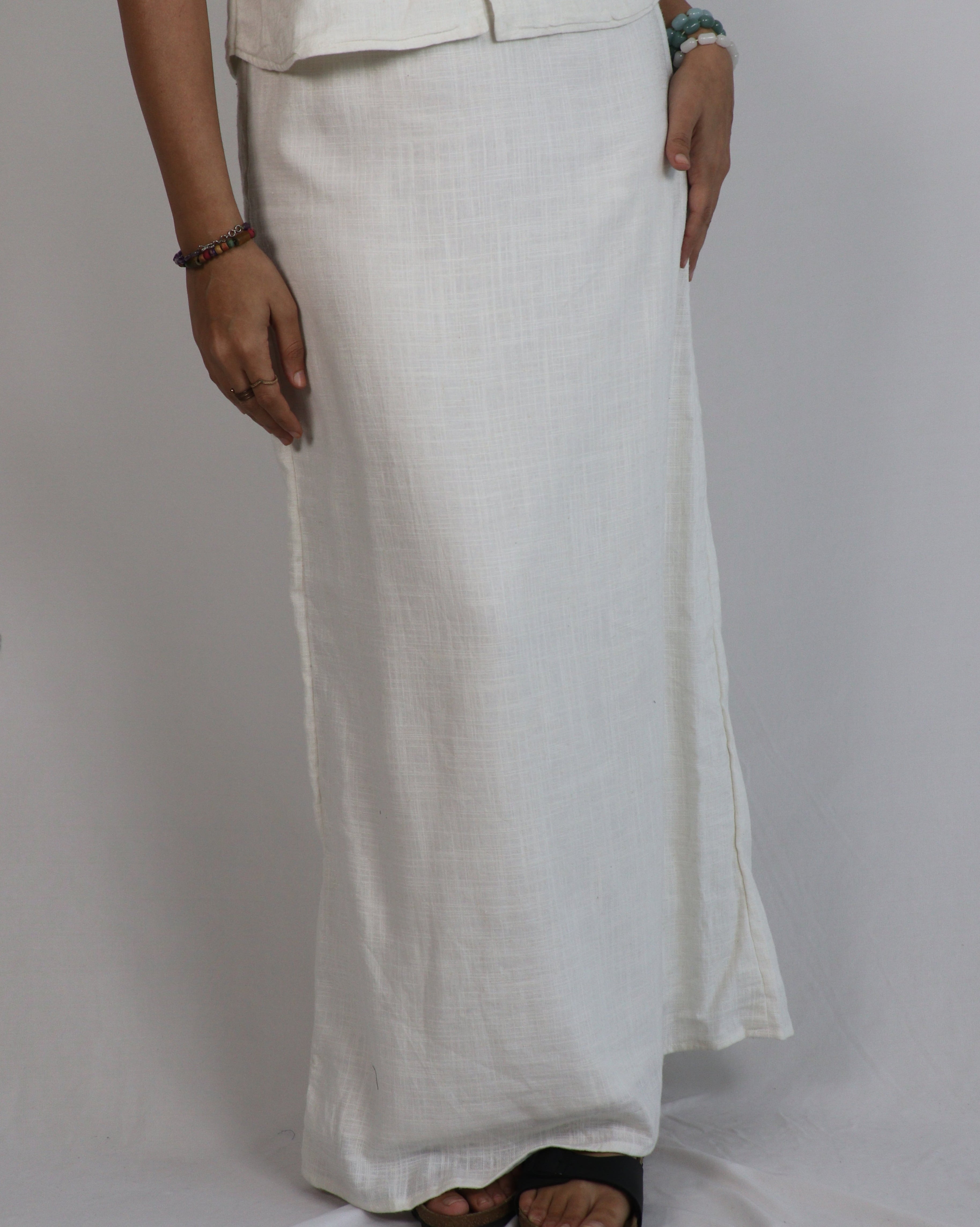 White Maxi Skirt