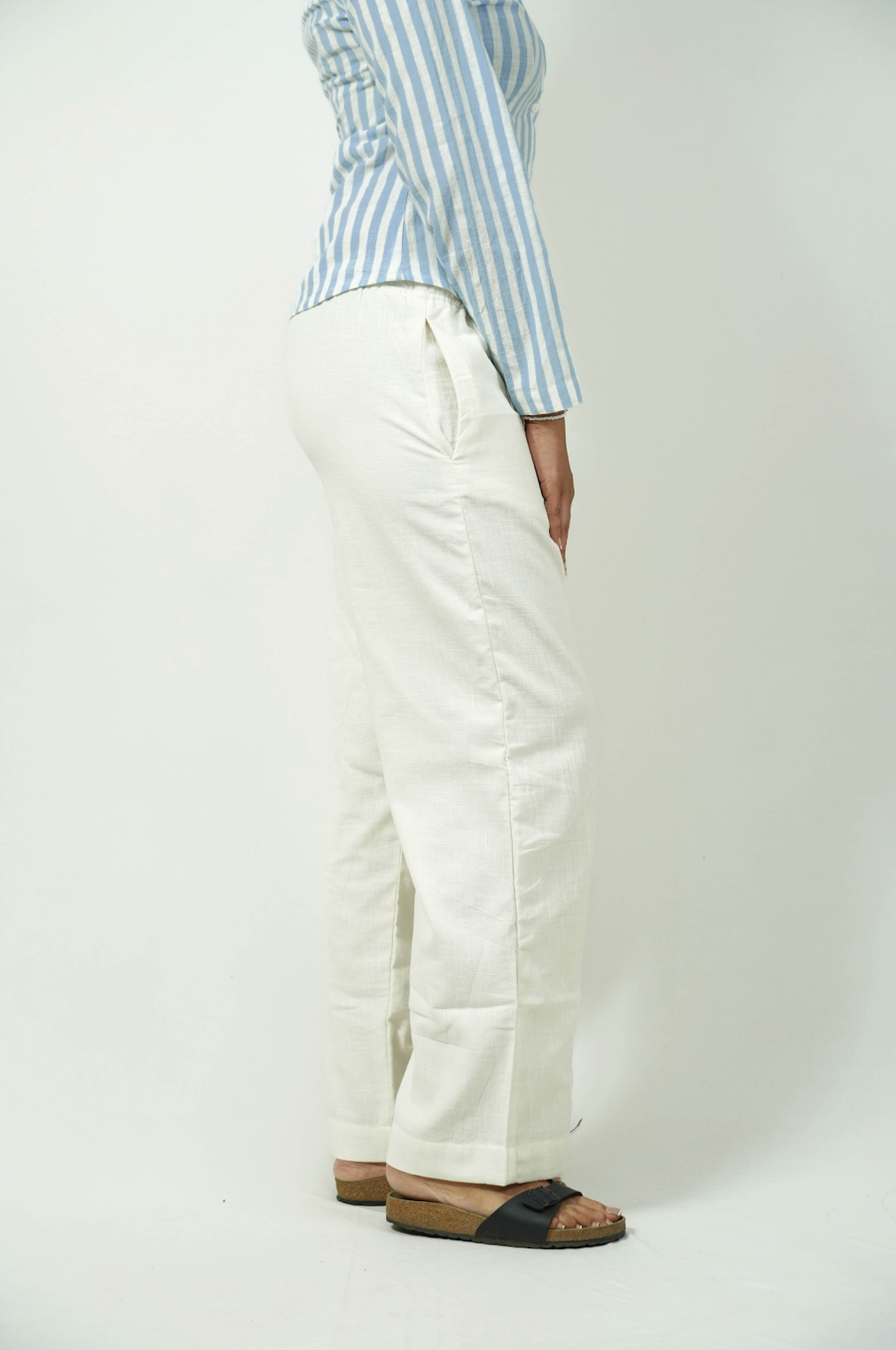 White Saji Pant